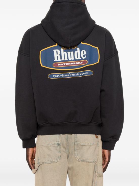 26SS 루드 긴팔 티셔츠 RHSS26HO07012 6189 Black - RHUDE