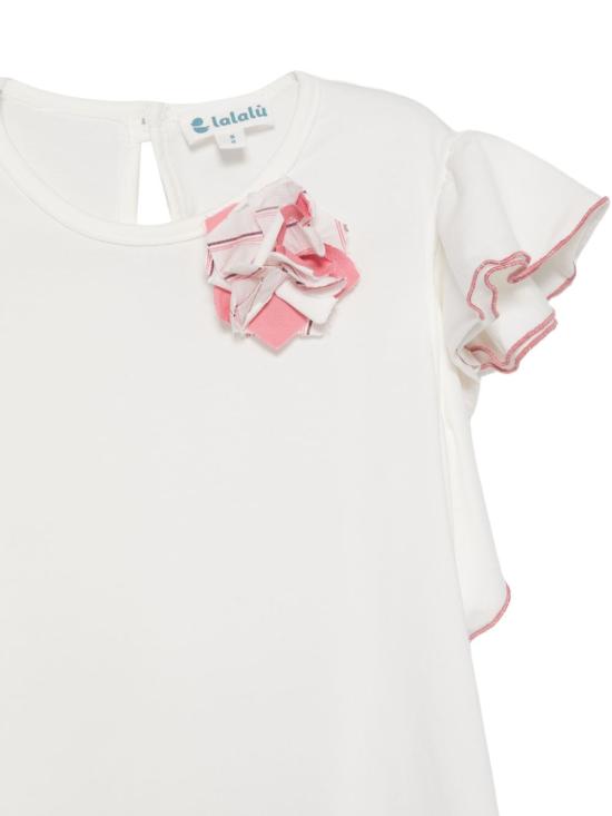 26SS [키즈] 라라루 티셔츠 TSL90RB LATTE White - LALALU