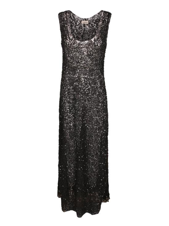 26SS 파로쉬 롱 원피스 D722562 NOODLES 013 Black