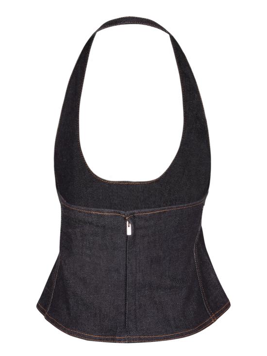 26SS 자크뮈스 민소매 티셔츠 TOW00890 AD00041 390 Blue - JACQUEMUS