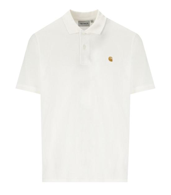 26SS 칼하트 WIP 숏슬리브 체이스 피케 폴로 I023807 00RXX M White