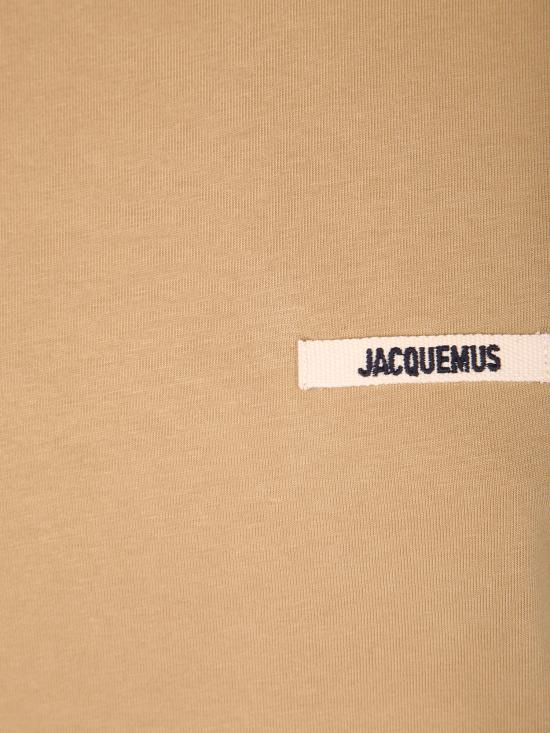 26SS 자크뮈스 그로그랭 로고 솟슬리브 티셔츠 TSW00550 AJ00029 180 Beige - JACQUEMUS