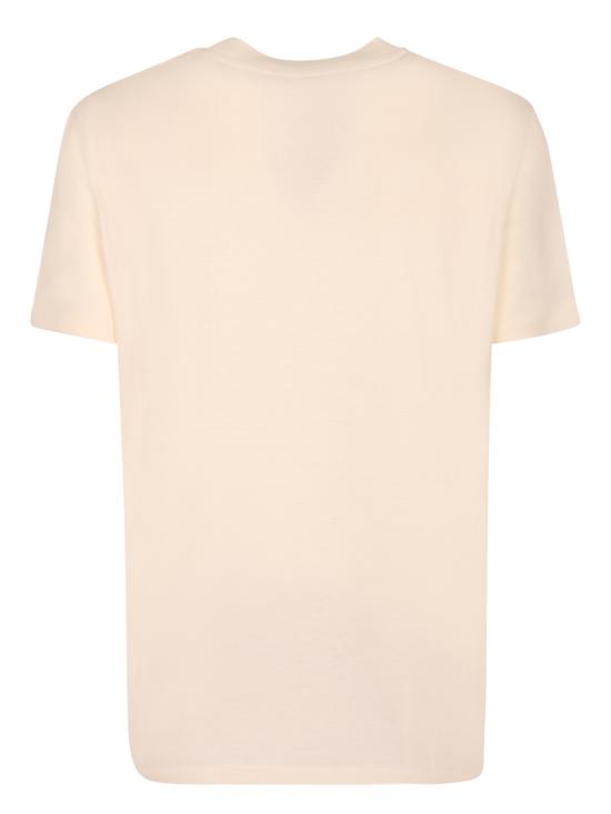 26SS 몽클레어 자수 토널 로고 코튼 티셔츠 8C00021 89AUO 037 Beige - MONCLER