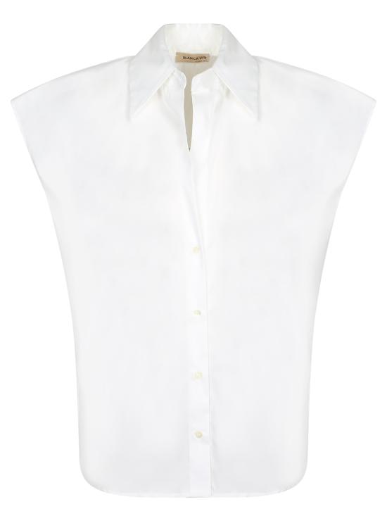 26SS 블랑카 비타 셔츠 CENZIA 7004 DIAMANTE White