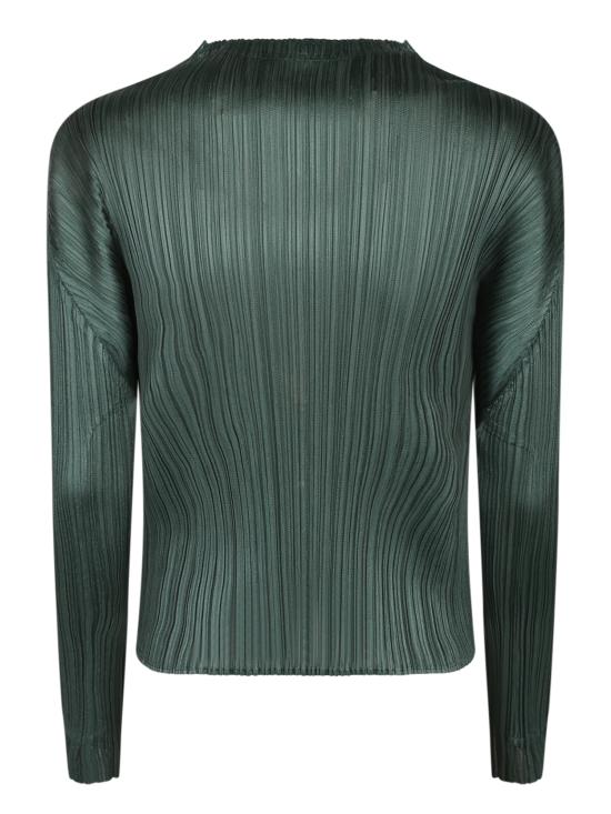 26SS 이세이 미야케 긴팔 티셔츠 PP66JK131 67 Green - ISSEY MIYAKE