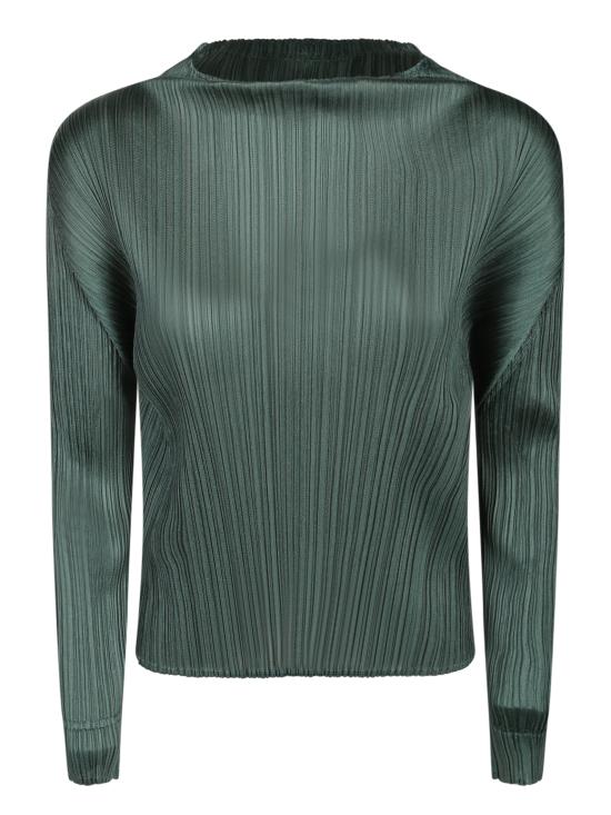 26SS 이세이 미야케 긴팔 티셔츠 PP66JK131 67 Green