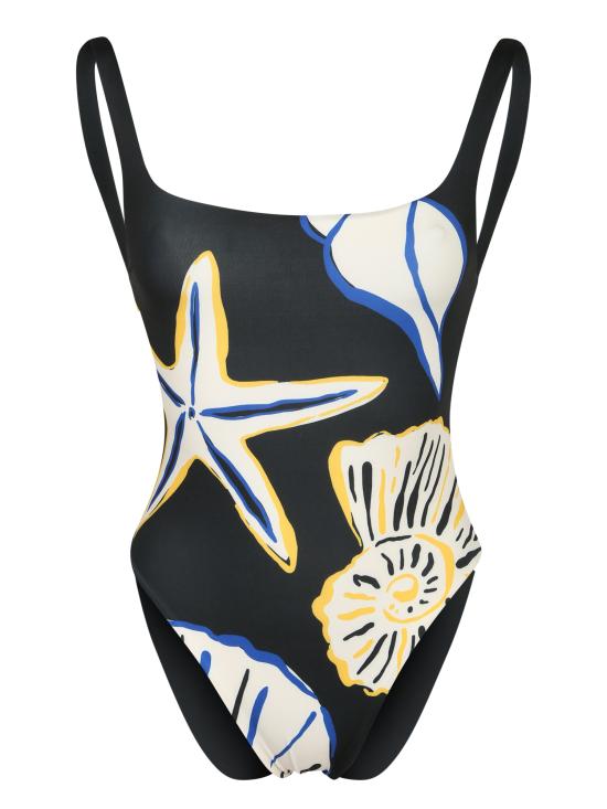 26SS 칼라 데 라 크루즈 원피스 수영복 25C249 CALICOMULT Black