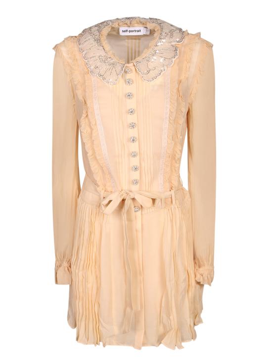 26SS 셀프 포트레이트 미디 원피스 RS26034ST TAN Pink