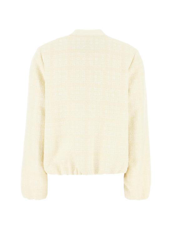 26SS 구찌 체크 코튼 트위드 재킷 851888 ZAUB69777 Beige white - GUCCI