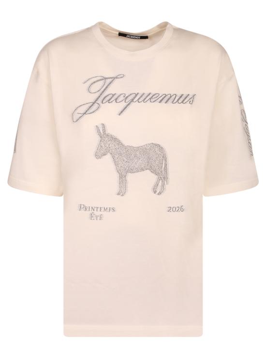 26SS 자크뮈스 아네 티셔츠 TSM00625 AJ00266 1NW White