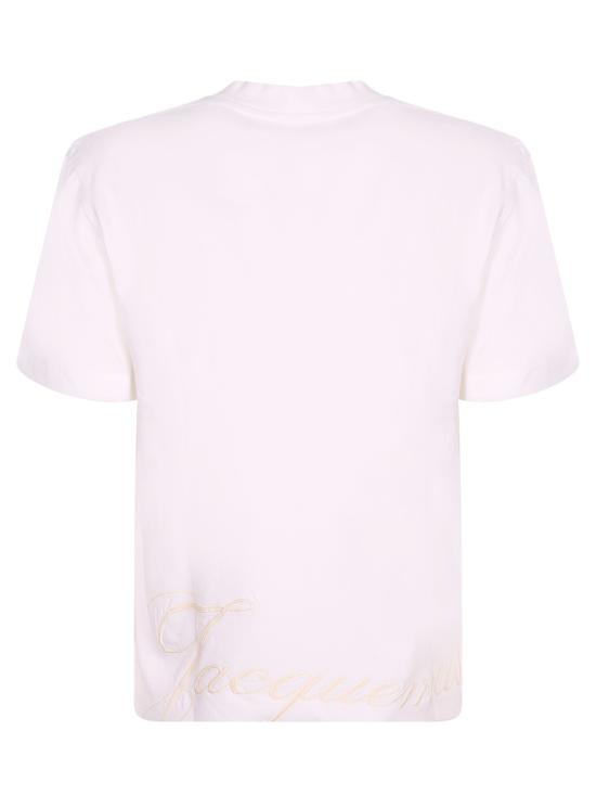 26SS 자크뮈스 반팔 티셔츠 TSW00578 AJ00029 1NV White - JACQUEMUS