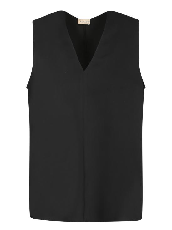 26SS 블랑카 비타 민소매 티셔츠 CIRTA 3552 ONICE Black