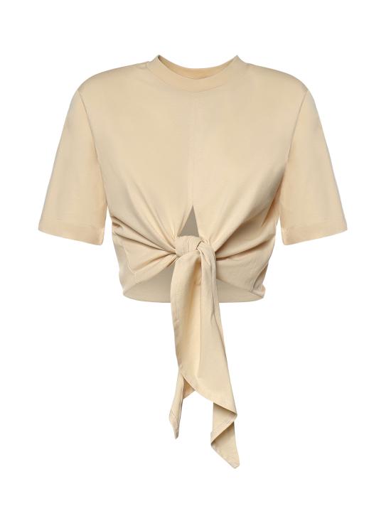 26SS 나인 미니츠 반팔 티셔츠 26SSNTP 0002 NOCCIOLA Hazelnut