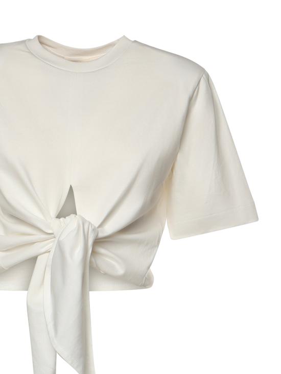 26SS 나인 미니츠 반팔 티셔츠 26SSNTP 0002 BIANCO WHITE - NINEMINUTES