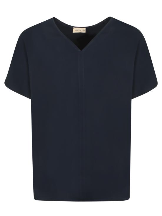 26SS 블랑카 비타 반팔 티셔츠 BIELSA 3552 TOPAZIO Blue