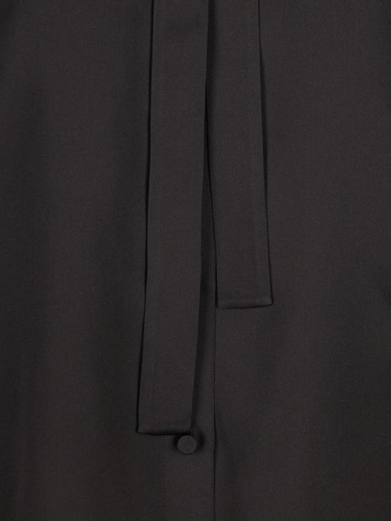 26SS 구찌 보우 실크 새틴 셔츠 860509 ZHS191000 Black - GUCCI