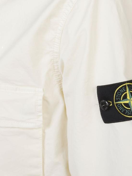 26SS 스톤 아일랜드 반팔 셔츠 151100025 S0A10V0093 White - STONE ISLAND