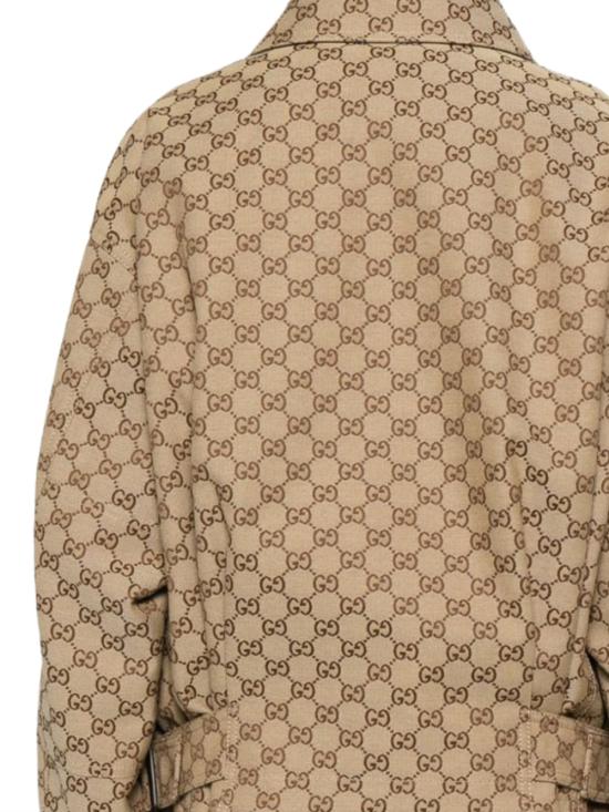 26SS 구찌 GG 캔버스 봄버 재킷 842660 ZAF4S2580 ORO BIA SAP - GUCCI