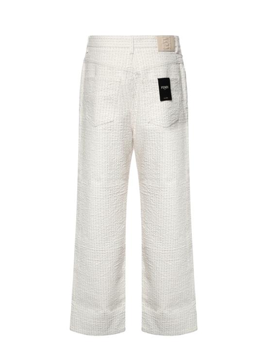 26SS 펜디 데님 팬츠 FLP345 AWMLF08QQ OFF WHITE - FENDI