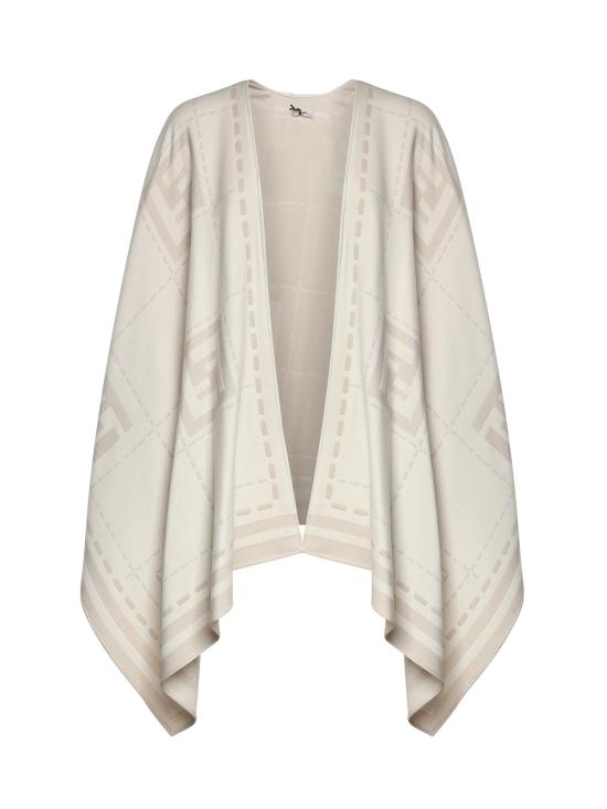 26SS 펜디 울 판초 FXX033 B01NF0QD3 IVORY TAUPE