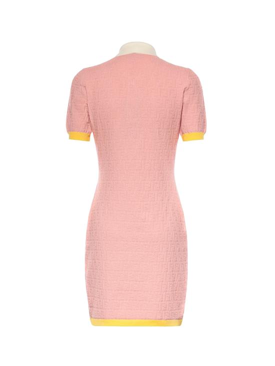 26SS 펜디 숏 원피스 FZDE35 AW4SF1W0S PINK - FENDI