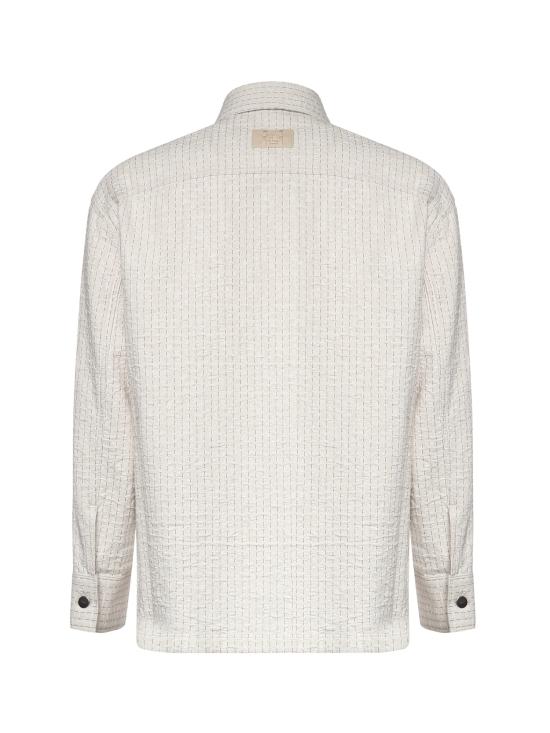 26SS 펜디 긴팔 셔츠 FW1410 AWMLF08QQ WHITE - FENDI