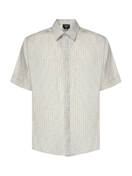 26SS 펜디 반팔 셔츠 FS0795 AU7NF0RQ0 BEIGE
