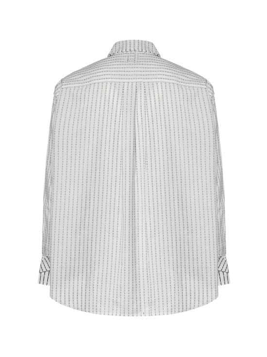 26SS 자크뮈스 긴팔 셔츠 SHM00572AW00779 1LX JACQUARD LOGO STRRIPES - JACQUEMUS