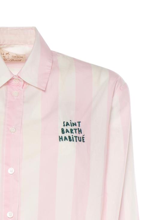 26SS 세인트바쓰 미디 원피스 ADN0001 01389L PINK WHITE - MC2 SAINT BARTH
