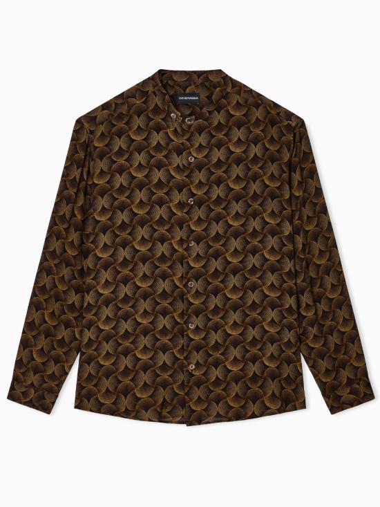 26SS 엠포리오 아르마니 긴팔 셔츠 EM005679TE20668 P1006 Brown