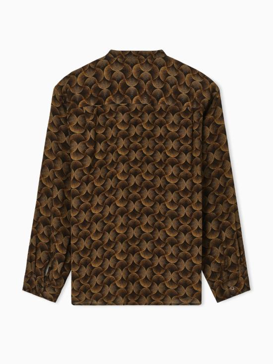 26SS 엠포리오 아르마니 긴팔 셔츠 EM005679TE20668 P1006 Brown - EMPORIO ARMANI