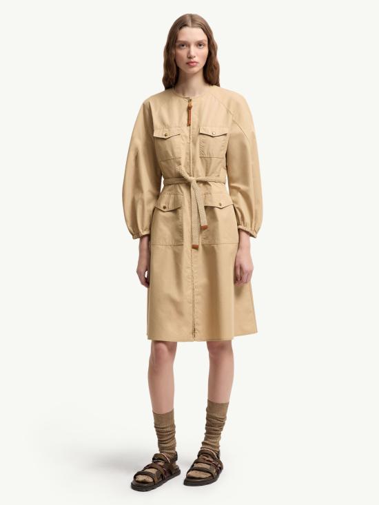 26SS 몽클레어 미디 원피스 L10932G0000859866 202 Beige - MONCLER