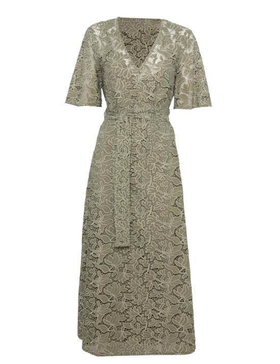 26SS 페니 블랙 미디 원피스 2611221142270 003 Verde