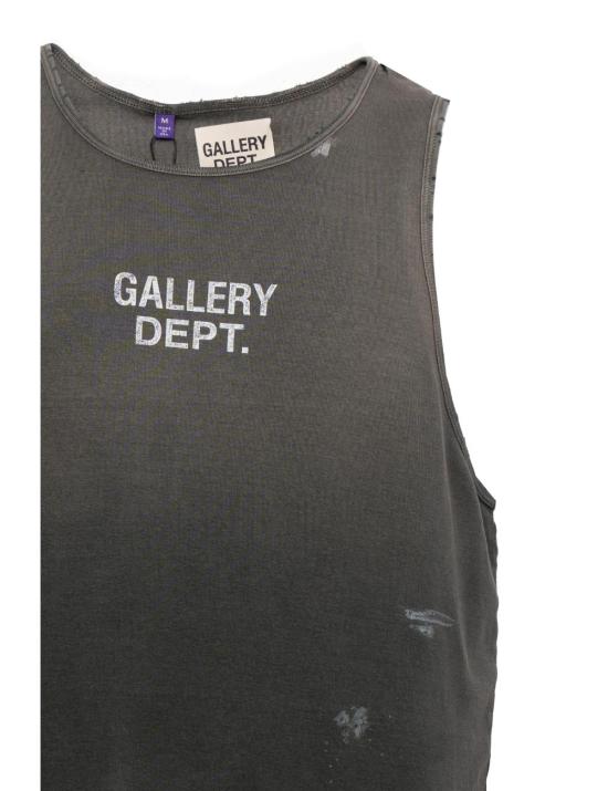 26SS 갤러리 디파트먼트 민소매 티셔츠 TOP006 FADEDBLACK Nero - GALLERY DEPT