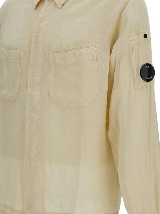 26SS 씨피 컴퍼니 긴팔 셔츠 20CMSH259A110533G 114 White - C.P. COMPANY