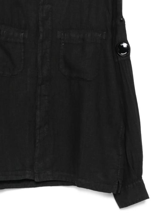26SS 씨피 컴퍼니 긴팔 셔츠 20CMSH259A110533G 999 Black - C.P. COMPANY