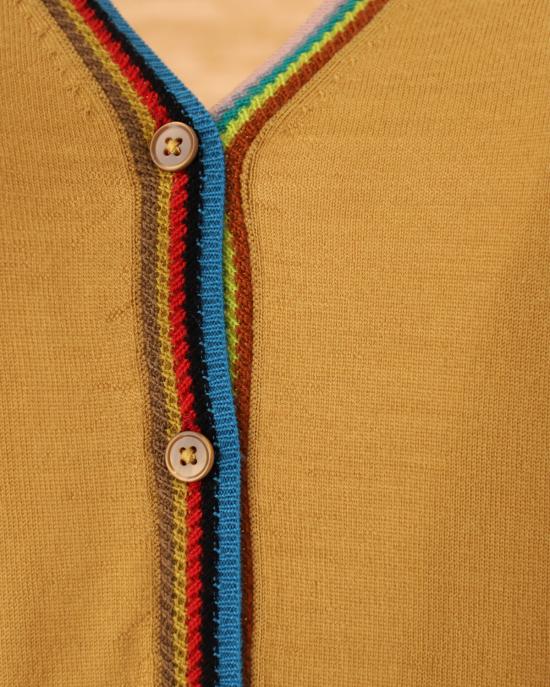  폴 스미스 가디건 W1R 357N L10897 14 Mustard SENAPE - PAUL SMITH