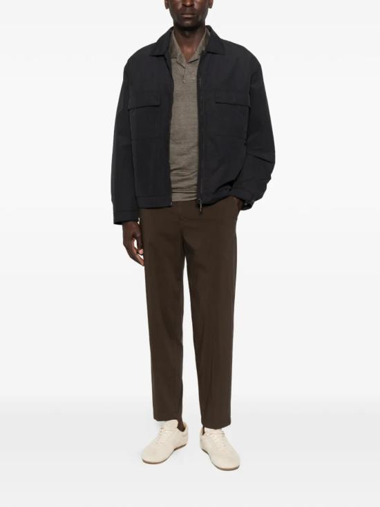 26SS 에르메네질도제냐 폴로 티셔츠 UH352A3H747 N07 Verde - ERMENEGILDO ZEGNA