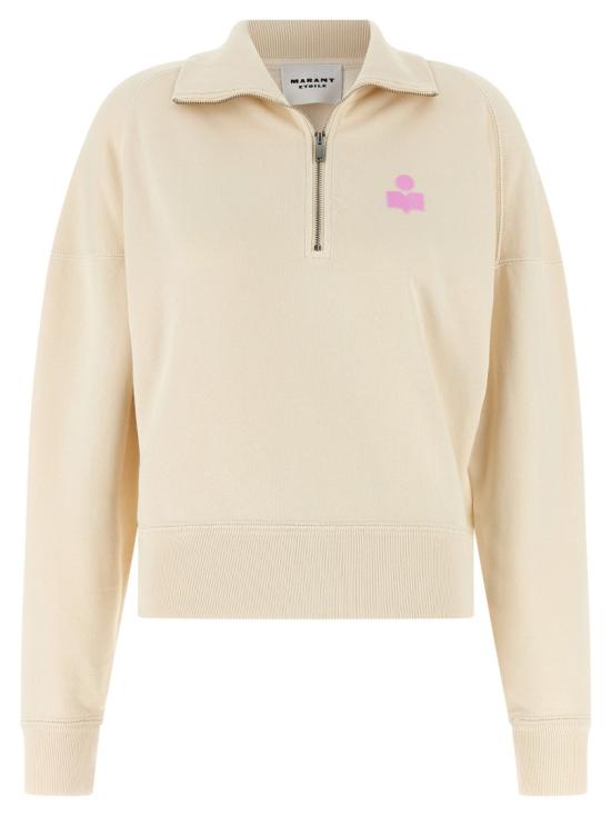 26SS 이자벨마랑에뚜왈 긴팔 티셔츠 SW0093FAD1M04EECPK Neutrals