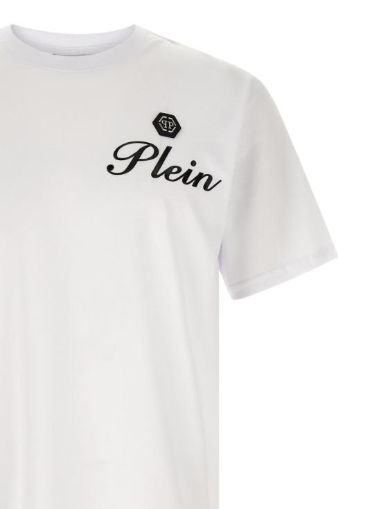 26SS 필립 플레인 반팔 티셔츠 SAFCMTK8906PJY002N01 White - PHILIPP PLEIN