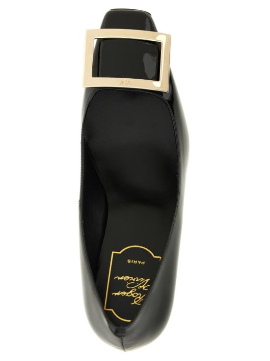 26SS 로저비비에 트럼펫 메탈 버클 펌프스 RVW40015280D1PB999 Black - ROGER VIVIER