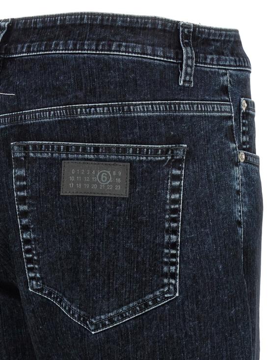 26FW MM6 메종마르지엘라 스트레이트 레그 진 SH2LA0037M30039900 Black - MM6 MAISON MARGIELA