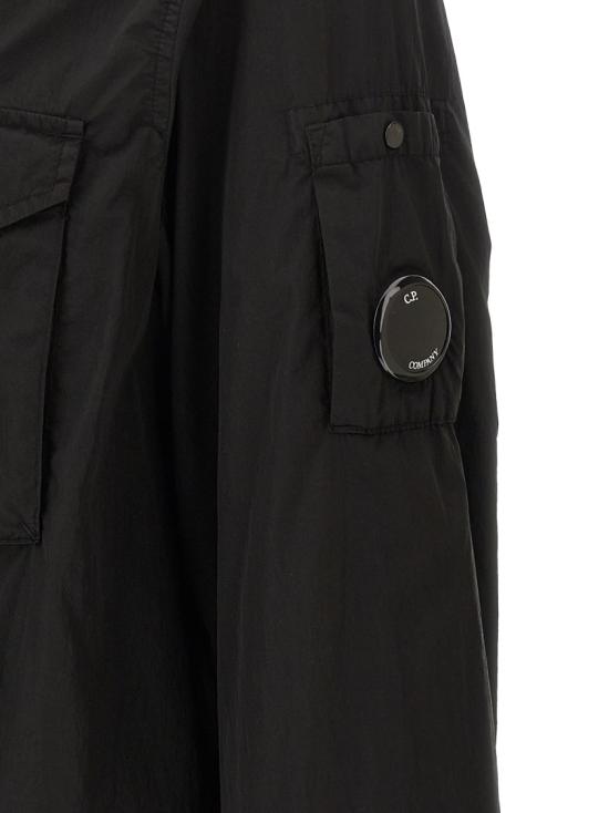 26SS 씨피 컴퍼니 크롬-R 렌즈 오버 셔츠 RSCMOS710A005904G999 Black - C.P. COMPANY