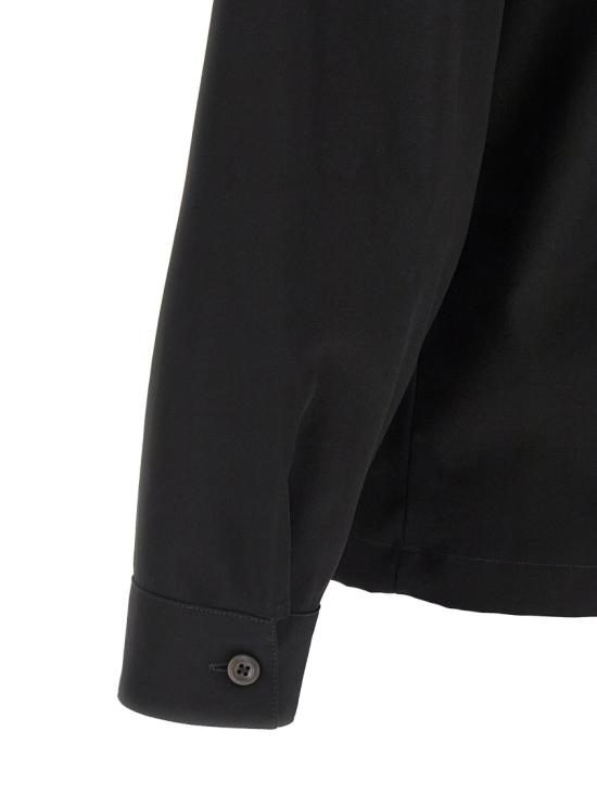 26SS 프라다 코튼 지퍼셔츠 SC855SOOO19AMF0002 Black - PRADA