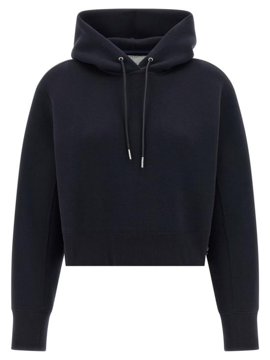 26SS 사카이 후드 티셔츠 SCW345201 Black