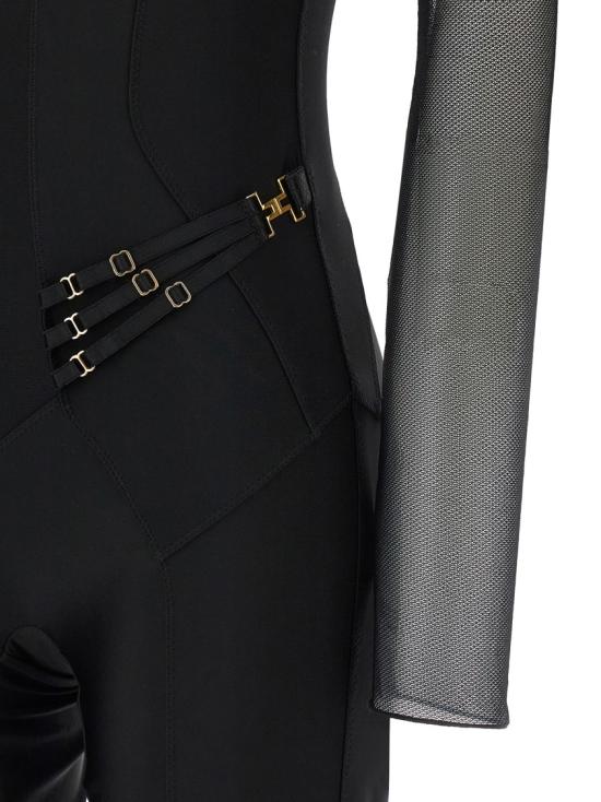 26SS 엘리자베타프랜치 점프수트 TU05661E2110 Black - ELISABETTA FRANCHI