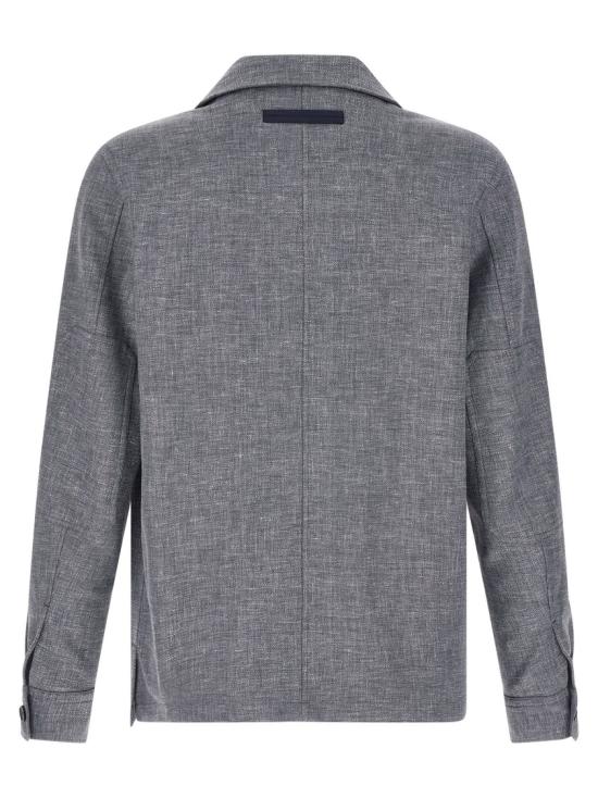 26SS 에르메네질도제냐 긴팔 셔츠 UHV22A3SOT6B422 Grey - ERMENEGILDO ZEGNA