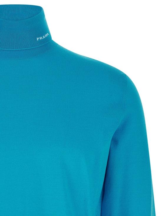 26SS 프라다 터틀넥 UMR675SOOO1811F0136 Blue - PRADA