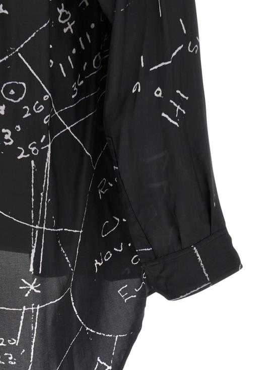 26SS 릭 오웬스 긴팔 셔츠 RU01F2295KP109 Black - RICK OWENS