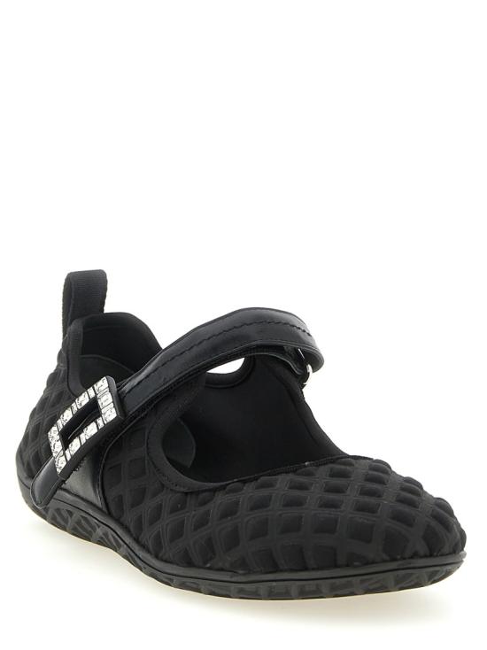 26SS 로저비비에 플랫 슈즈 RVW79344120NYEB999 Black - ROGER VIVIER